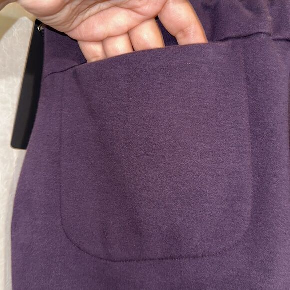 ALPHALETE M Identity Deep Purple Plum Brushed Cotton Jogger Athletic Pants - Picture 9 of 13